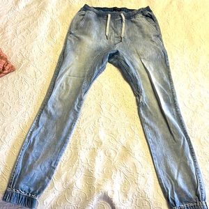 Zanerobe Sureshot Denim Jogger Mid Blue 32